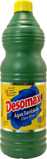 Água Sanitária Cloro Ativo Desomax 1 litro