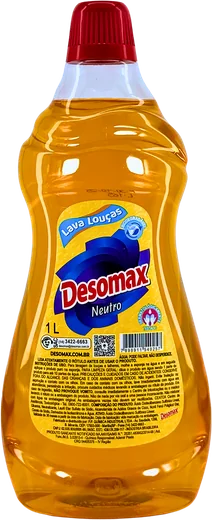 Detergente Lava-Louças Neutro Desomax 1 litro