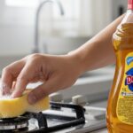 Como tirar gordura do fogão com detergente neutro (passo a passo)